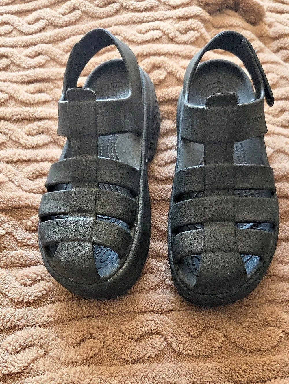 Crocs Classic Fisherman Sandal Fisherman Sandals Black US 6